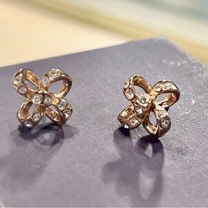 Elegant Gold Flower Earrings by Kate Spade